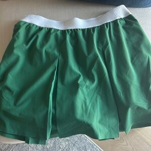 Puma Green and White Athletic Skirt